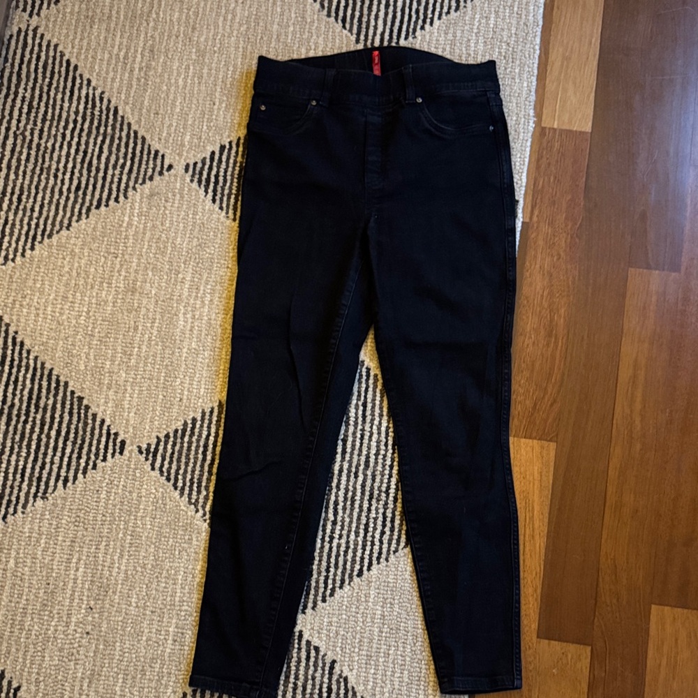 SPANX Women's Skinny Jeans - Black - Picture 5 of 6